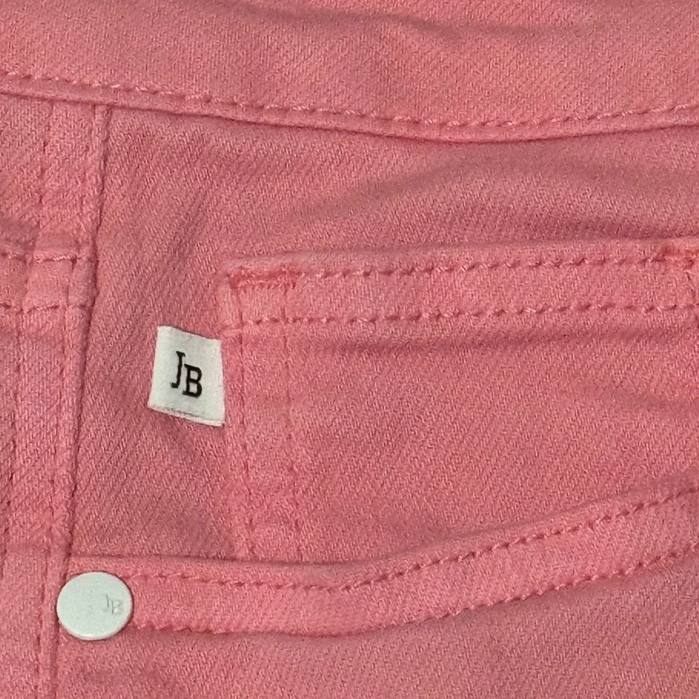 Judy Blue Pink Denim Shorts‎ Womens XL High Waisted Stretch JB150285 C-CO